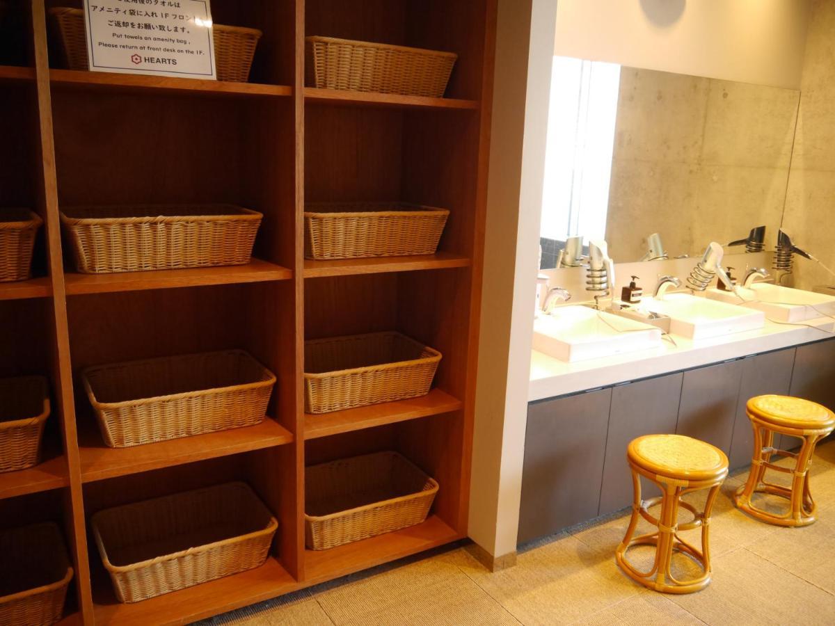 Hearts Capsule Hotel & Spa Hakata Фукуока Екстериор снимка