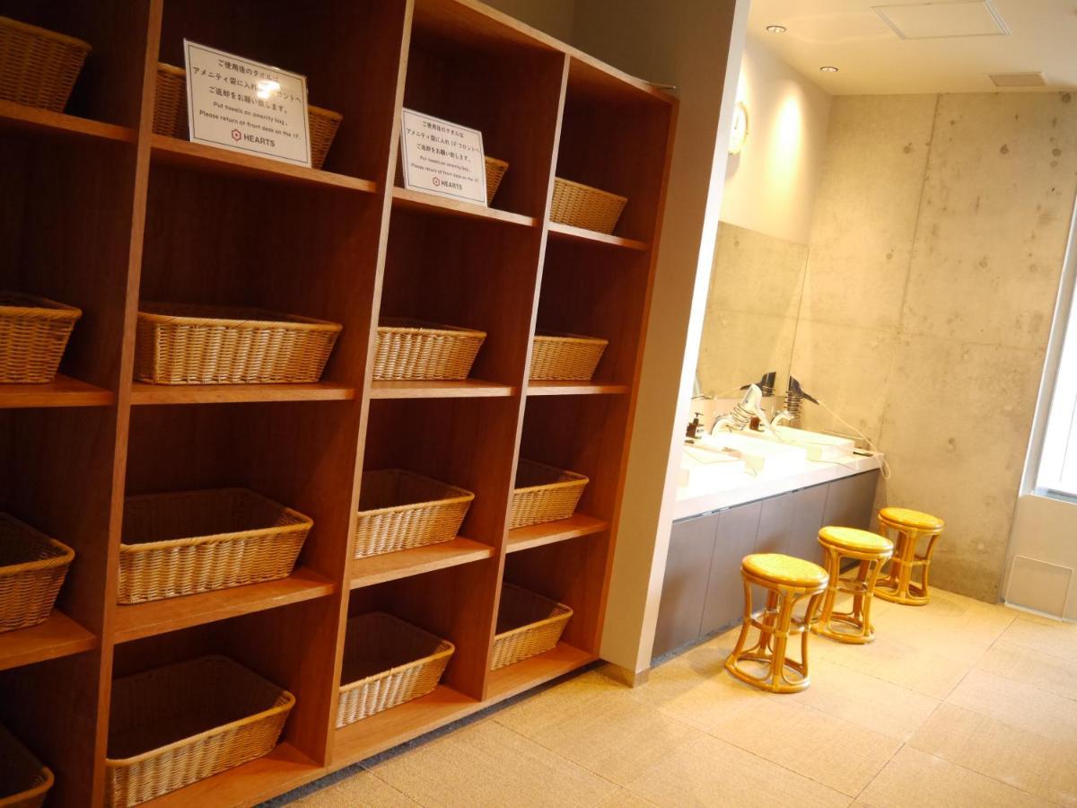 Hearts Capsule Hotel & Spa Hakata Фукуока Екстериор снимка